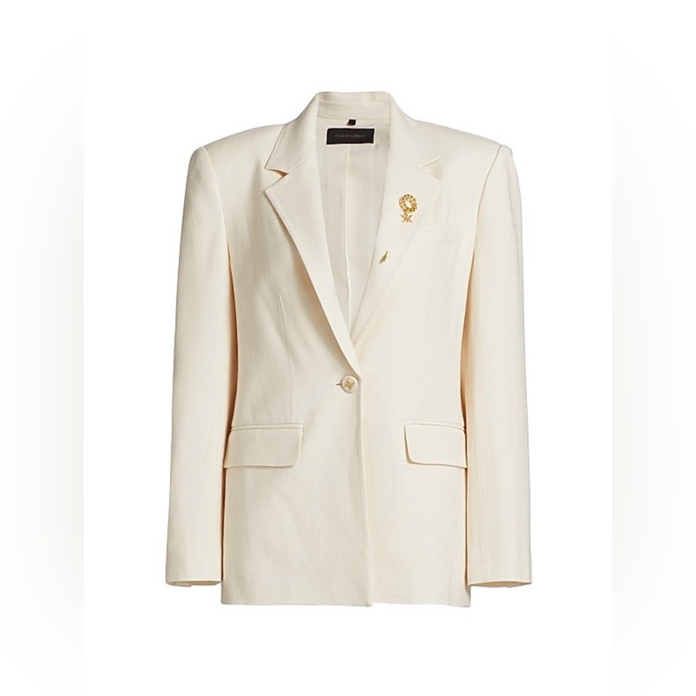 Kobi Halperin Kent Jacket XXL Ivory Blazer NWT $598 Designer
